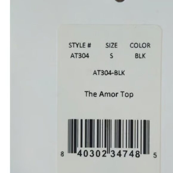 Andie Swim The Amor Top Black Popcorn Size Small - Picture 9 of 10